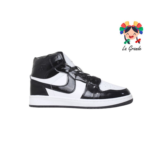 921 ROJO ARANDANO Ngo Bco Charol Sint Tenis Casual para Dama, Joven y Caballero