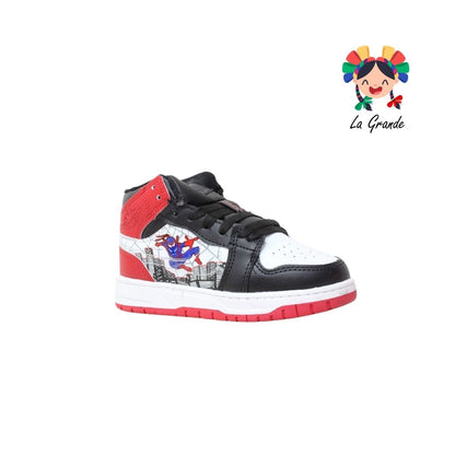 922 ARAÑA ROJO ARANDANO Ngo Rojo Bco Sint Tenis Casual para Niña y Niño