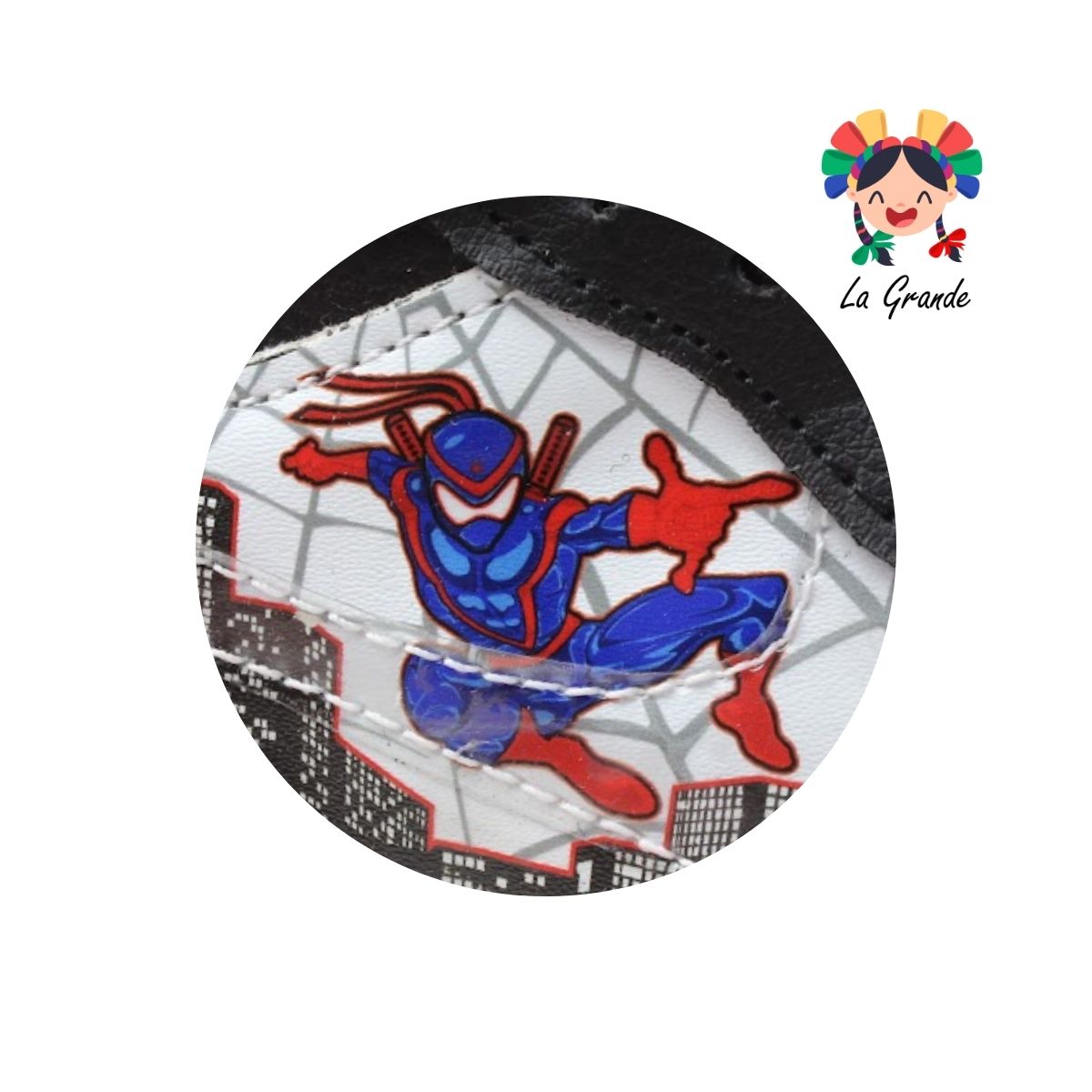 922 ARAÑA ROJO ARANDANO Ngo Rojo Bco Sint Tenis Casual para Niña y Niño