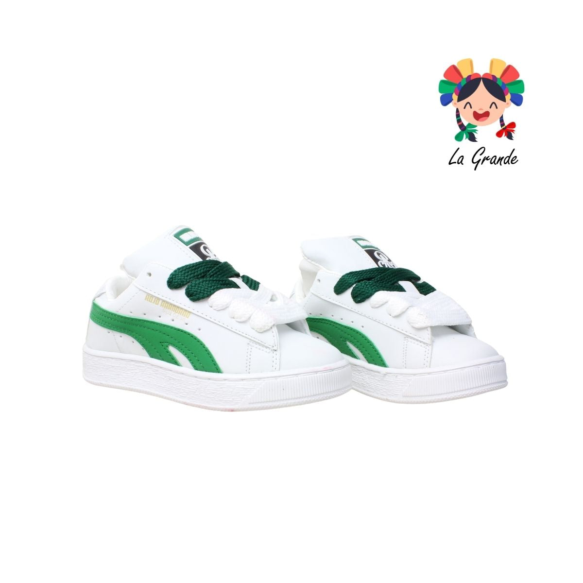 924 ROJO ARANDANO Blanco Verde Tenis Casual para Niño, Niña, Joven y Caballero