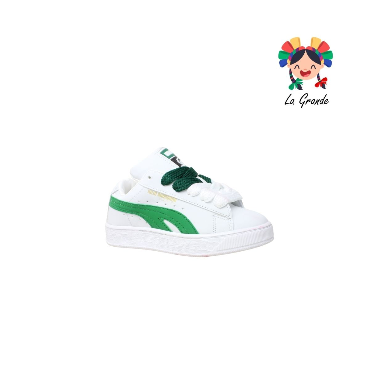 924 ROJO ARANDANO Blanco Verde Tenis Casual para Niño, Niña, Joven y Caballero