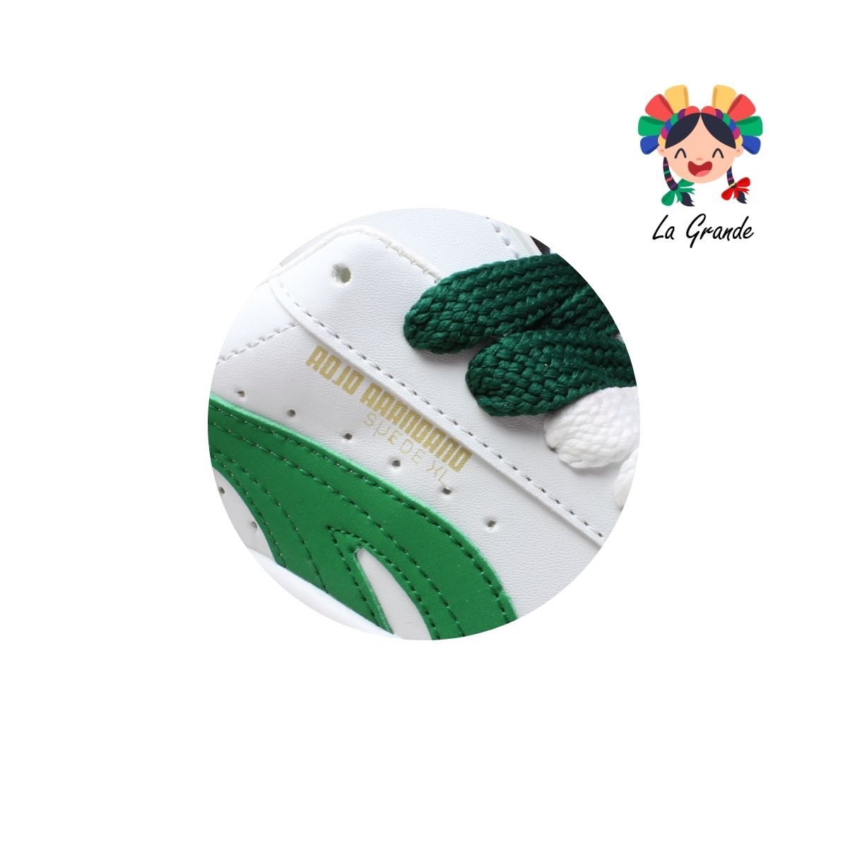 924 ROJO ARANDANO Blanco Verde Tenis Casual para Niño, Niña, Joven y Caballero