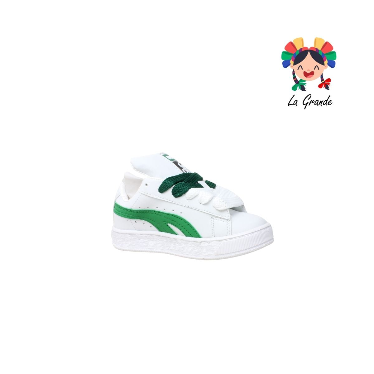 924 ROJO ARANDANO Blanco Verde Tenis Casual para Niño, Niña, Joven y Caballero