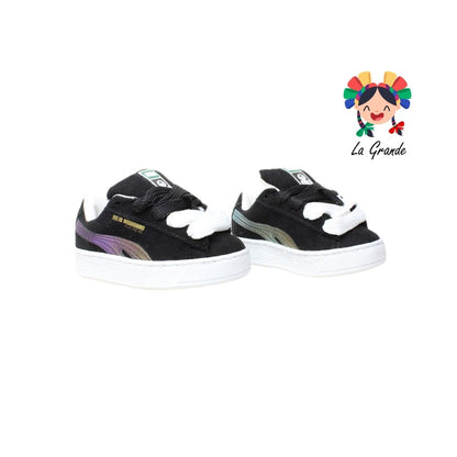 924 ROJO ARANDANO Negro Tornasol Sintético Tenis Casual para Bebé