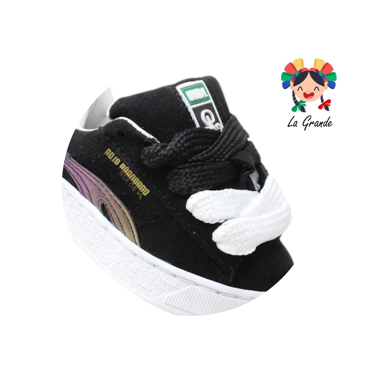 924 ROJO ARANDANO Negro Tornasol Sintético Tenis Casual para Bebé