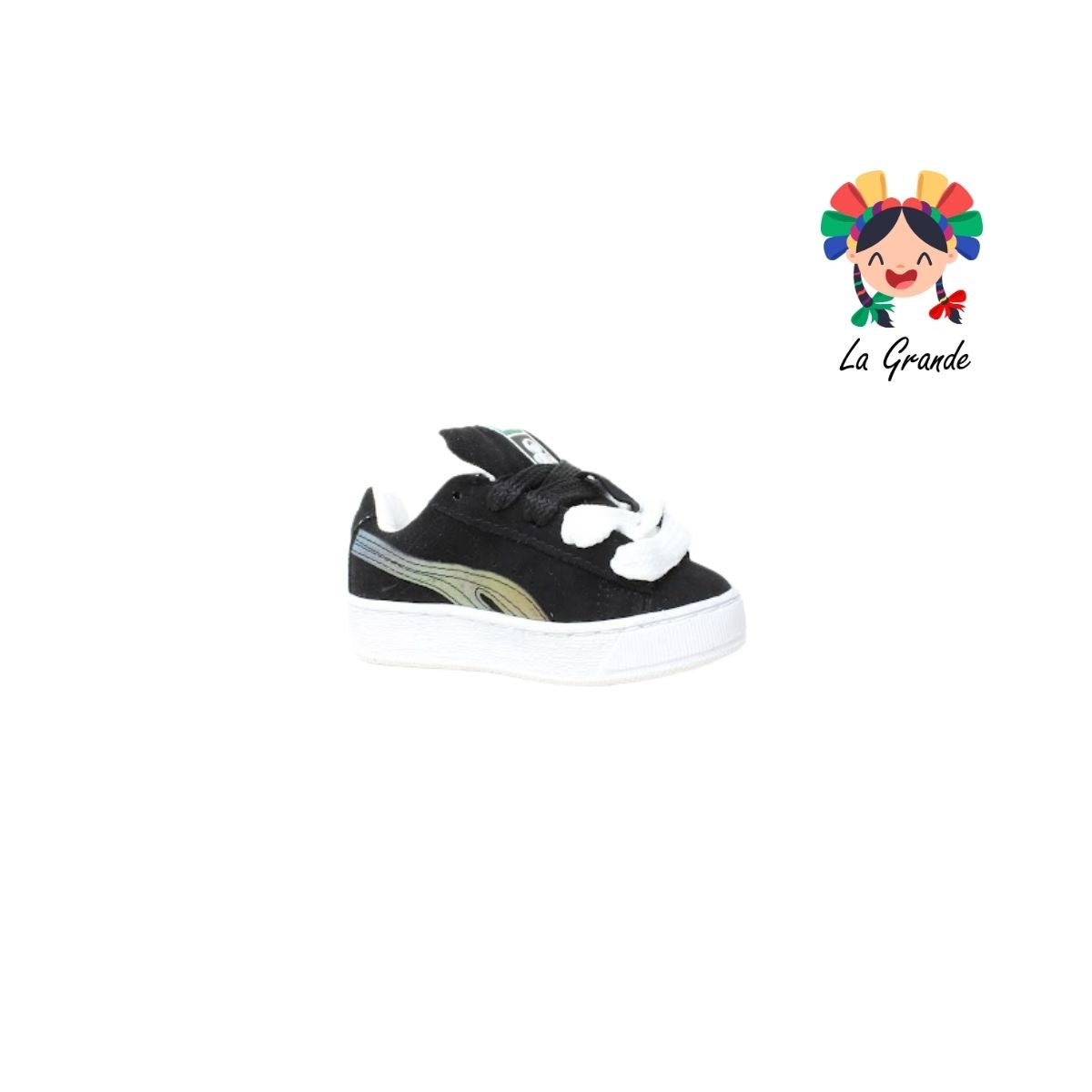 924 ROJO ARANDANO Negro Tornasol Sintético Tenis Casual para Bebé