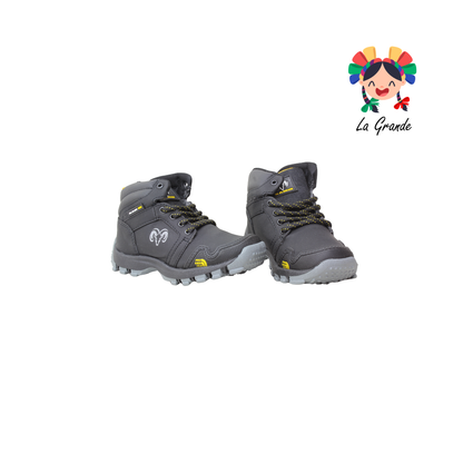 9253 JC RAM Negro Amarillo Bota de Montaña para Niño