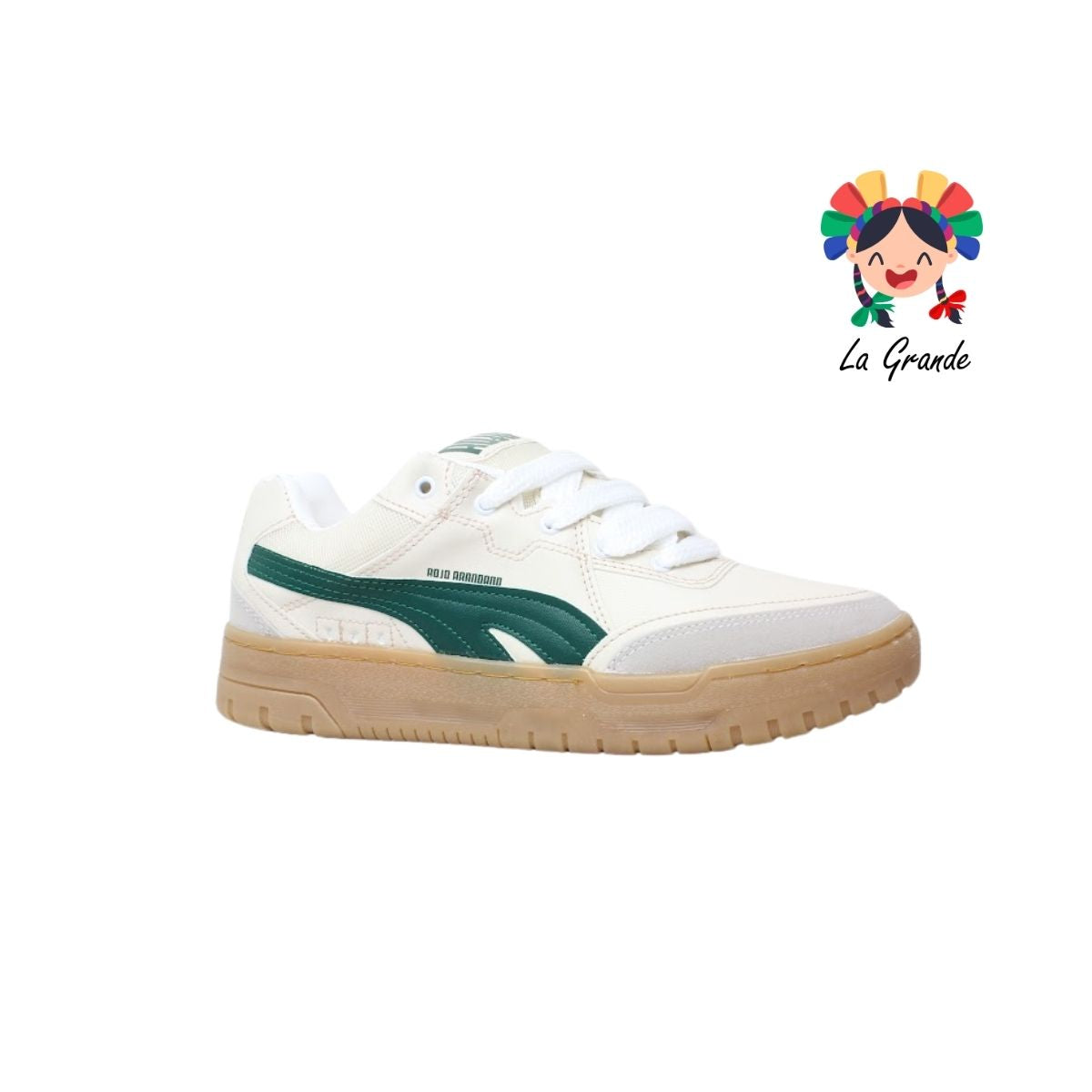 927 ROJO ARANDANO Latte Vde Bandera Tenis Casual para Caballero
