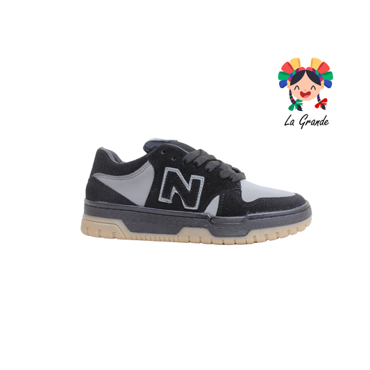 931 ROJO ARANDANO Gris Negro Tenis Casual para Dama y Joven