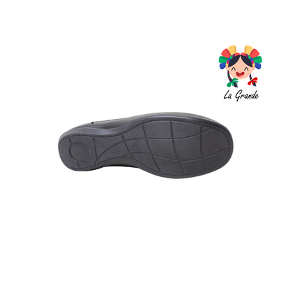 803 FANNY Negro Piel Zapato Casual para Dama
