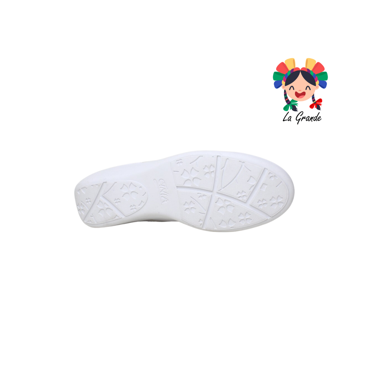 9405 ETNIA Blanco Sint Zapato Clínico de agujeta Dama