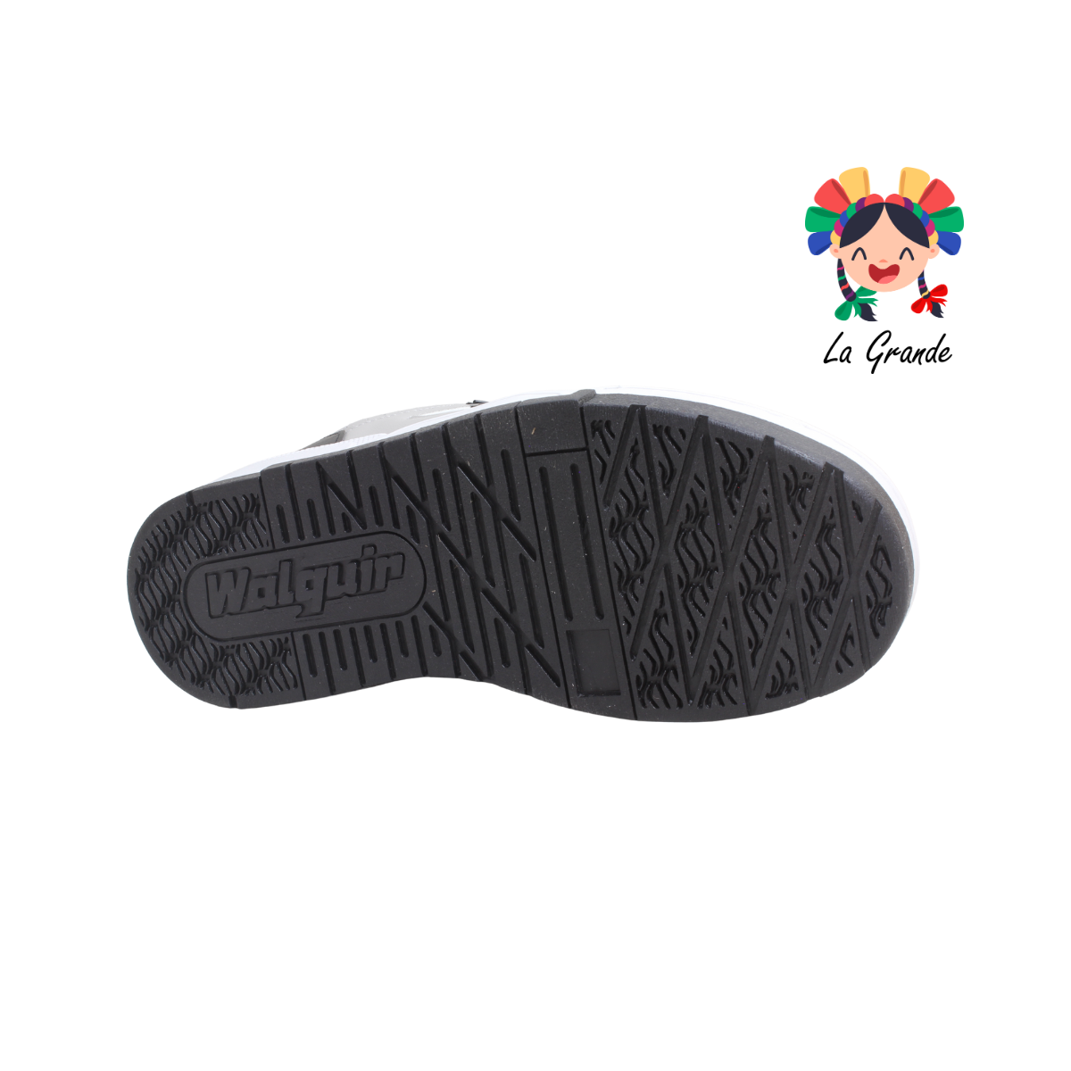 940 WALKQUIR Blanco Negro Tenis Casual para Caballero
