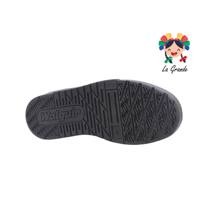 940 WALKQUIR Negro Beige Tenis Casual para Caballero