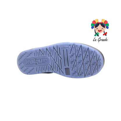 940 WALKQUIR Negro Cristal Tenis Casual para Caballero