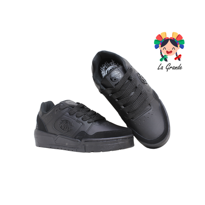 940 WALKQUIR Negro Negro Tenis Casual para Caballero