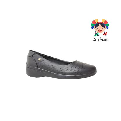 9439 ETNIA Negro Piel Zapato Casual para Dama
