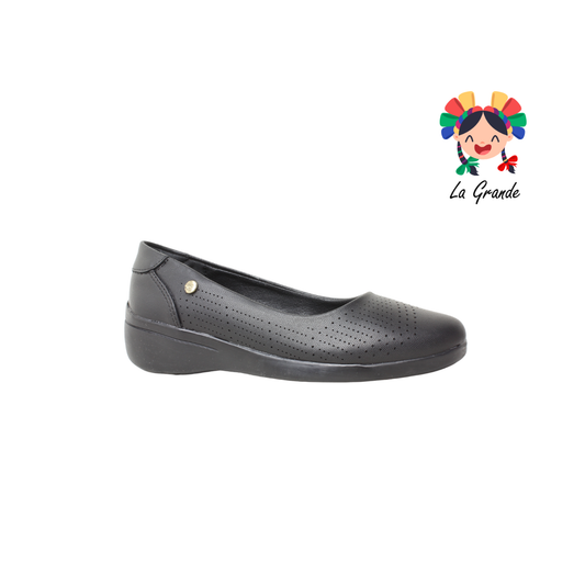 9439 ETNIA Negro Piel Zapato Casual para Dama