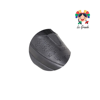 9434 ETNIA Negro Piel Zapato Casual para Dama