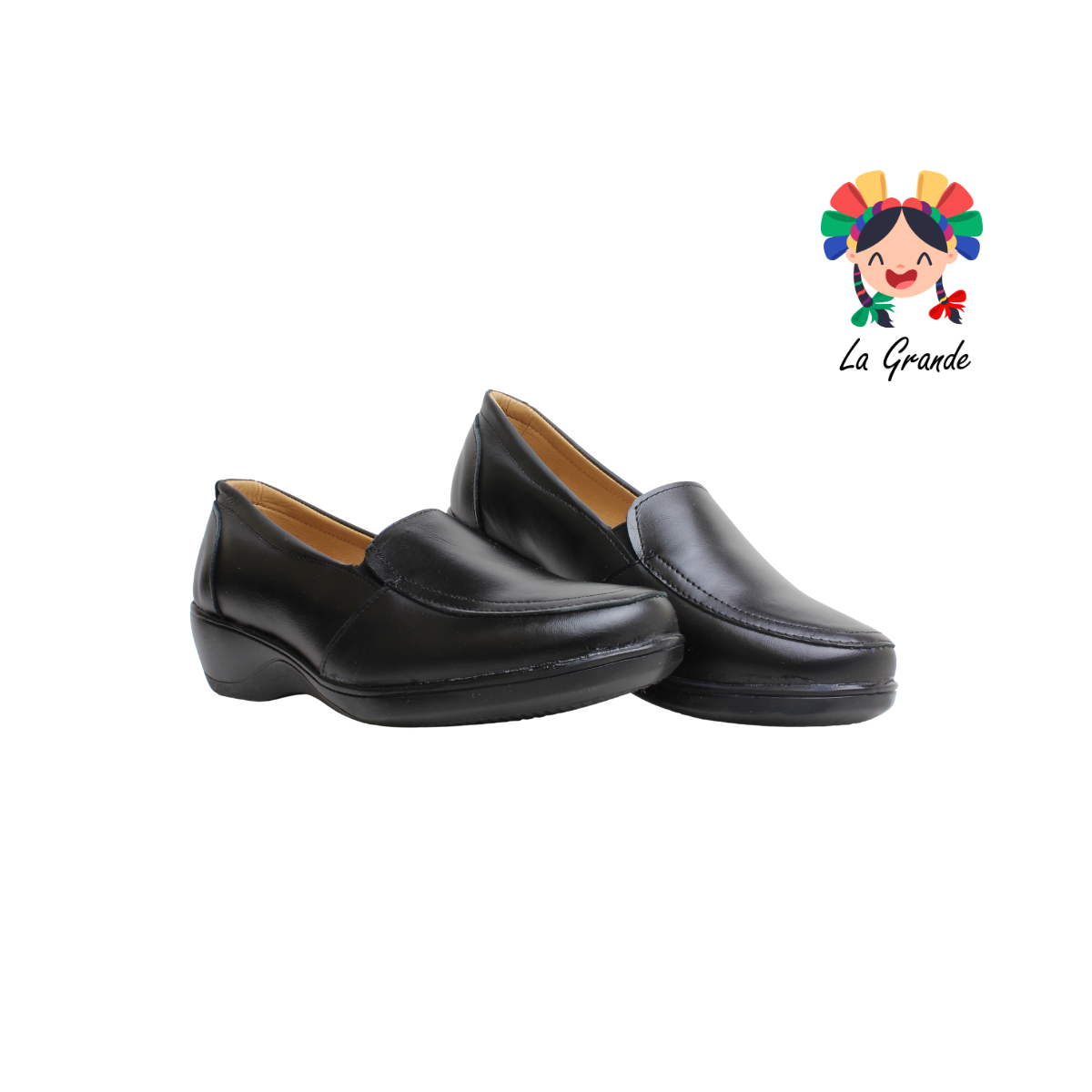 406 CHELITAS Negro Piel Zapato Casual para Dama