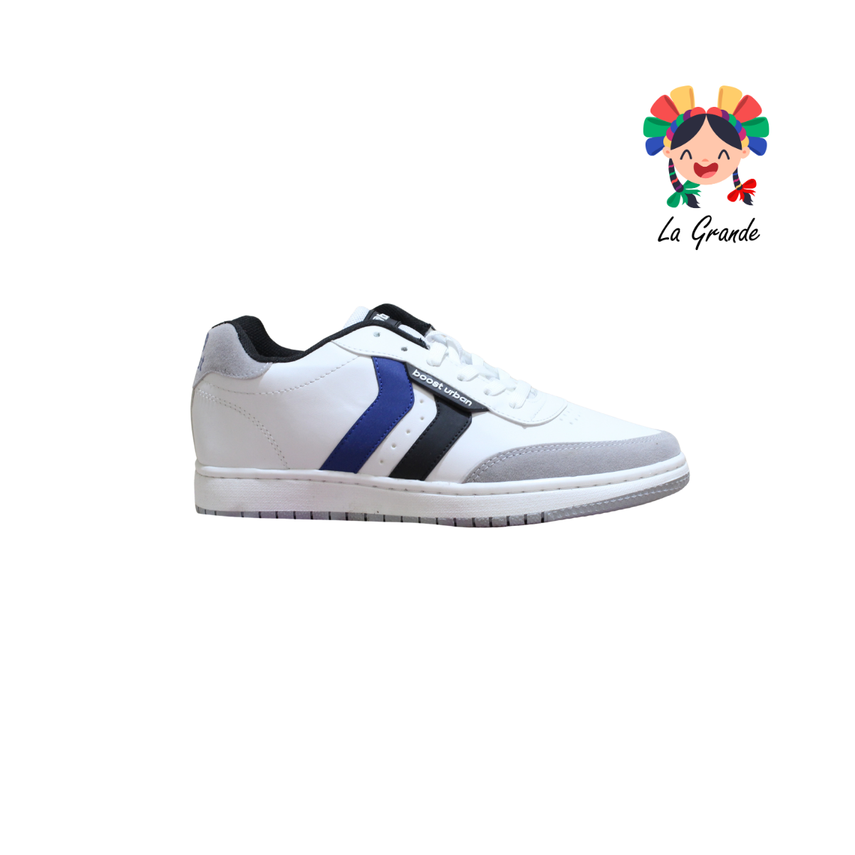 338 BOOST Bco Ngo Rey Napa Tenis Casual para Caballero