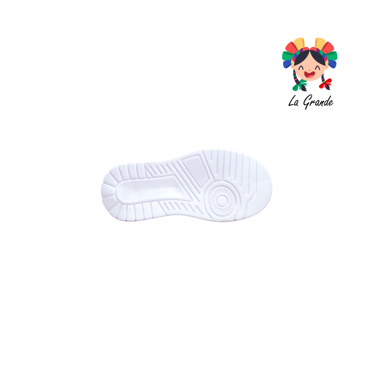 5000 TERRYBLITO Blanco Negro Tenis Casual para Niño