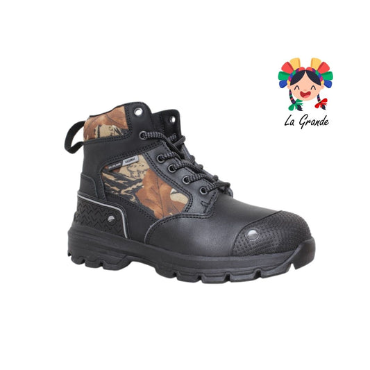 9500 RAM Negro Acero con Casco de Acero Bota Industrial para Caballero