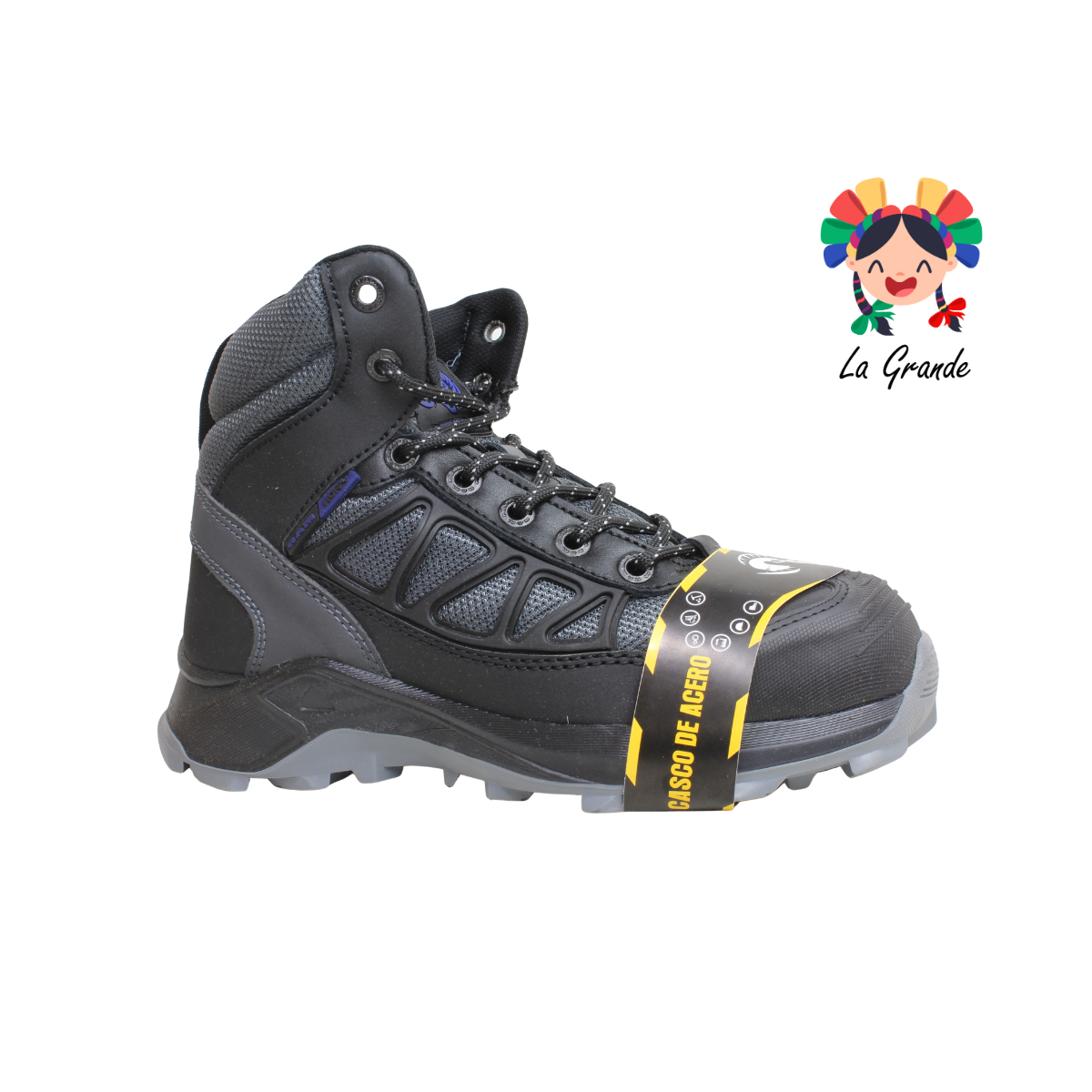 9504 RAM Acero Rey Bota Industrial con Casco para Caballero