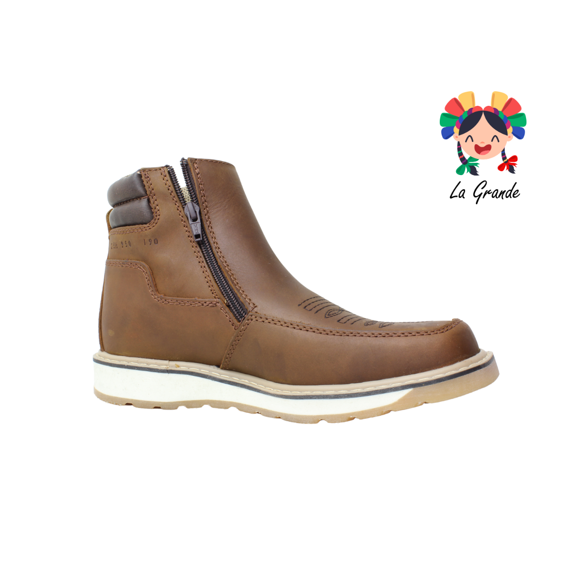 950 TEPOZAN Miel Atanado Bota Rodeo para Caballero