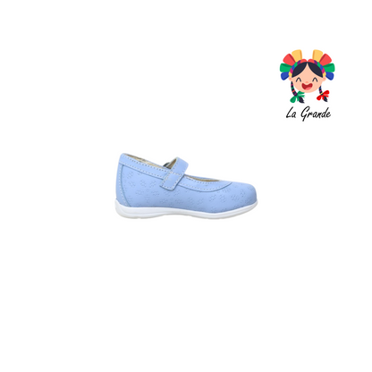 9519 DOGI Azul Cielo Piel Zapato Casual para Bebé