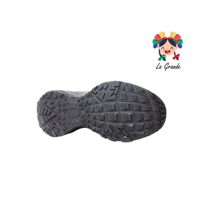 966 CARIBU Negro Hungaro Bota de Montaña para Caballero