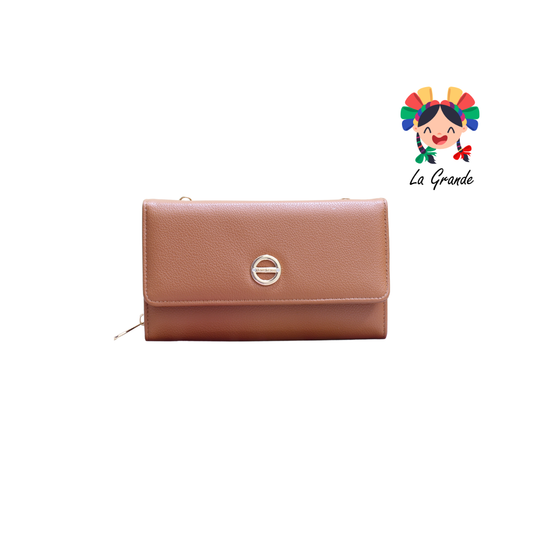 067 TONY Bolsa tipo Cartera Camel Casual para Dama