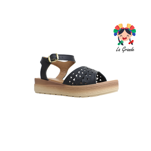 512 LADY MARY Azteca Negro Sandalia para Dama