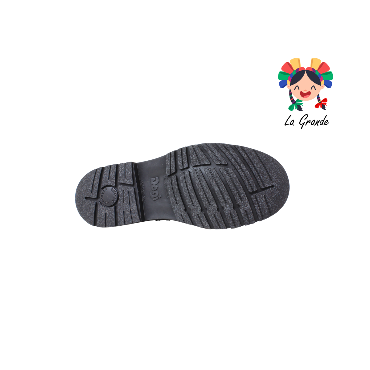 9803 DOGI Negro Charol Zapato Escolar para Niña y Dama