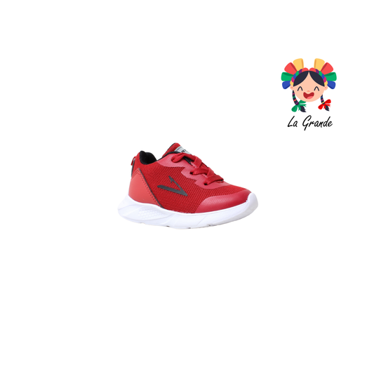 980 QATTAR Rojo Negro Tenis Running para Bebé