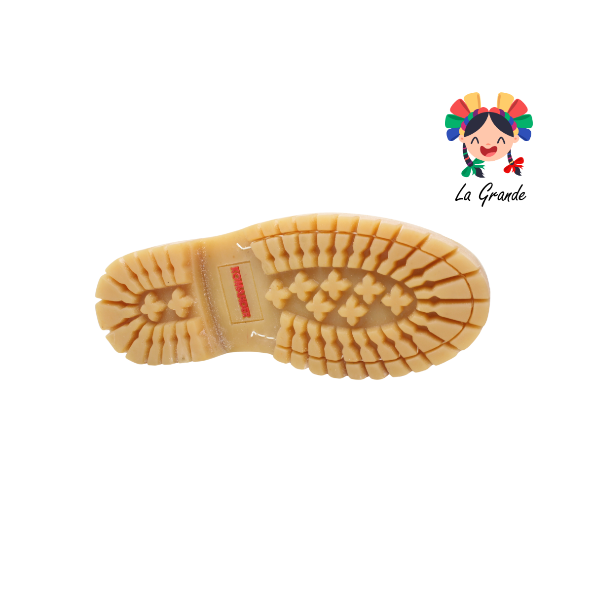 208 KOMANDER Miel Ambar Nobuck Bota Casual para Dama,Joven y Caballero