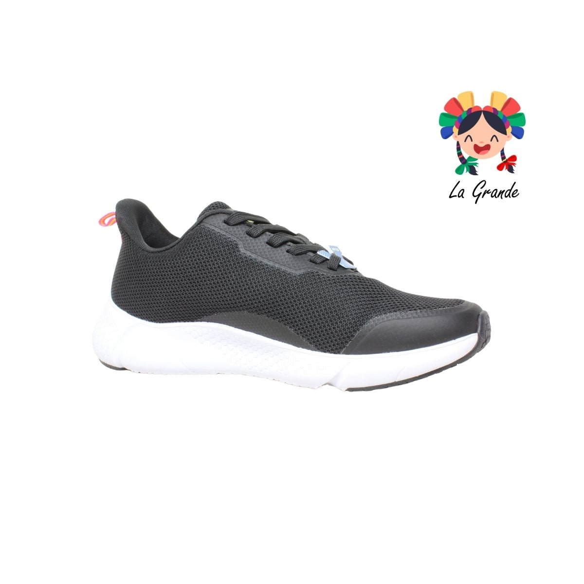 9H442002 LOTTO Black White Tenis Deportivo para Dama