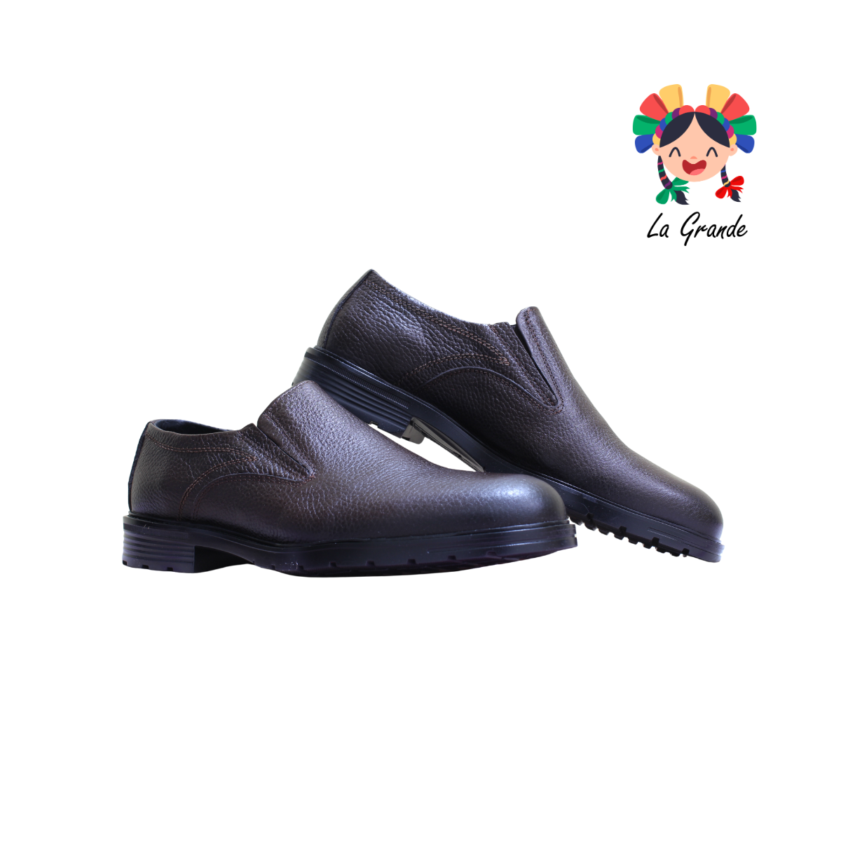 OCHO18-12 VIAKENTTO Brandy Piel Zapato Casual para Caballero