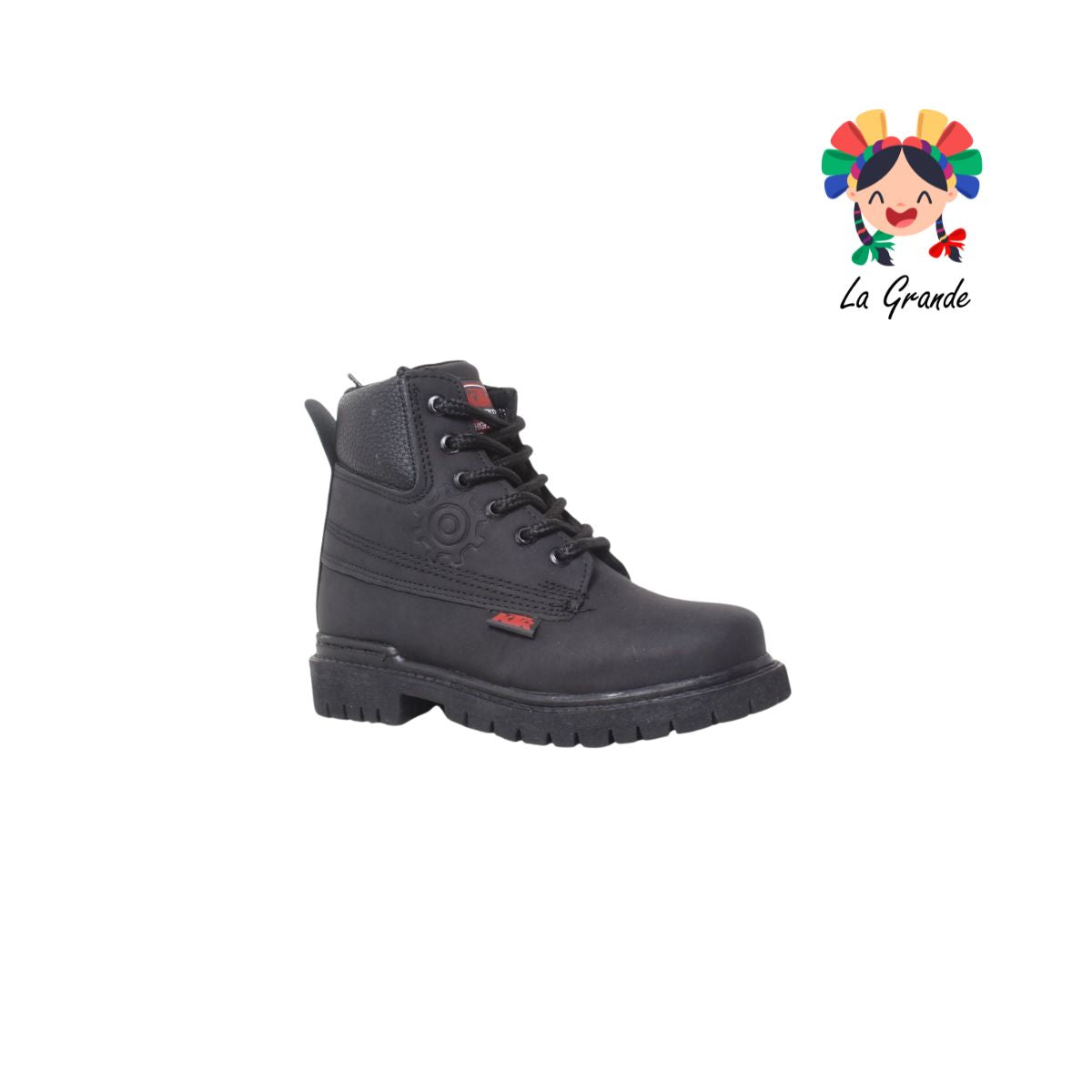 208 KTR Negro Sint Bota Casual para Dama y Joven