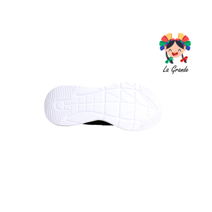 987 RULES Negro Blanco Tenis Casual para Dama, Joven y Caballero