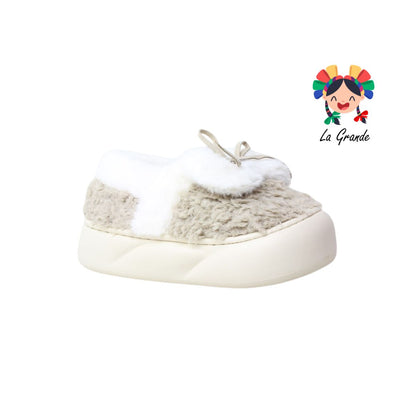 A-5042 ZXXG Multicolor Moño Listón Pantufla Afelpada para Dama
