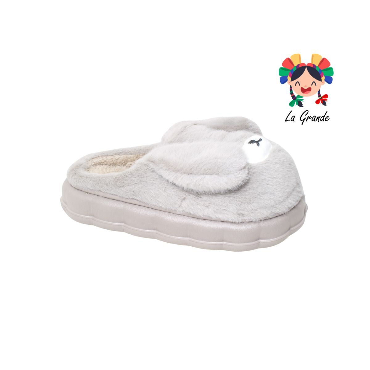 A-5048 TIGRE Multicolor Perrito Pantufla Afelpada  para Dama