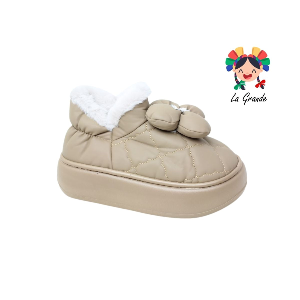 A-5173 ZXXG Multicolor Flor con Brillos Pantufla Afelpada para Dama