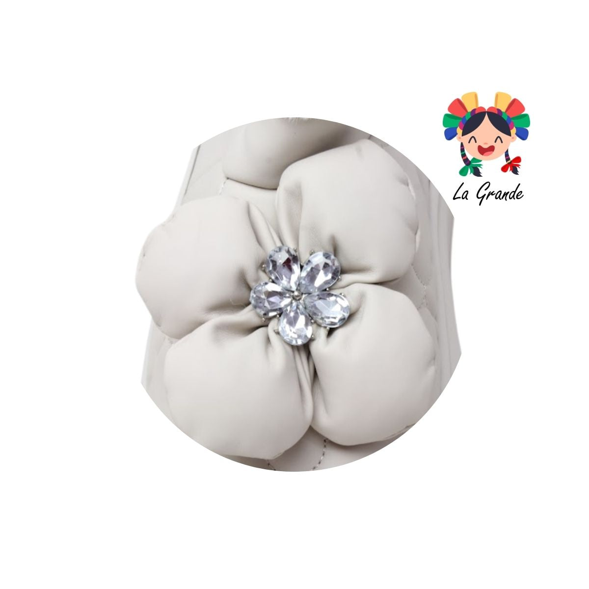 A-5173 ZXXG Multicolor Flor con Brillos Pantufla Afelpada para Dama