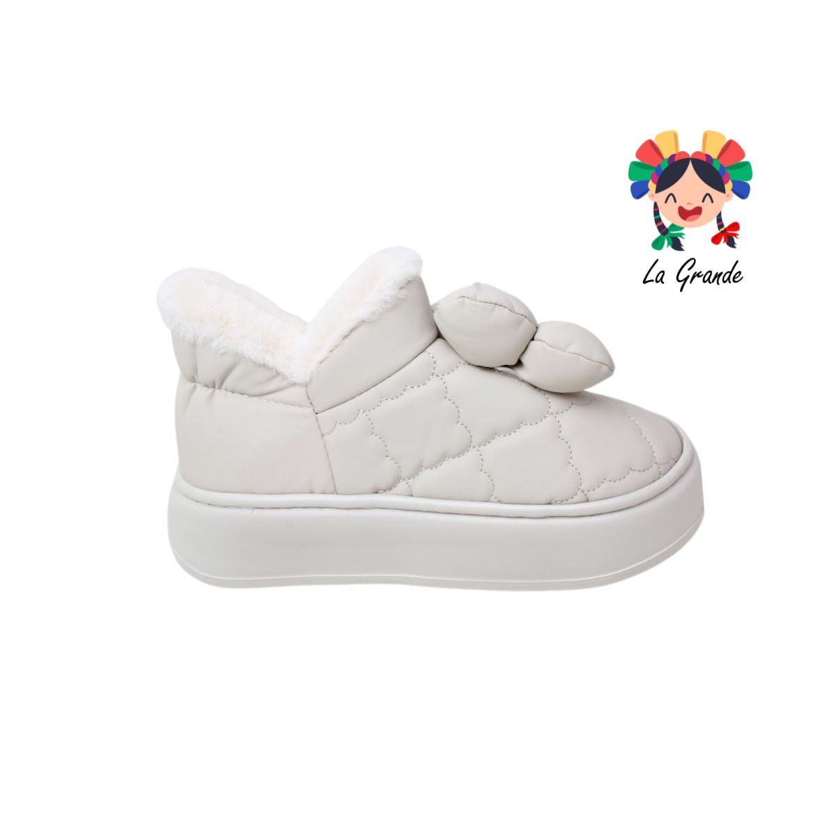 A-5173 ZXXG Multicolor Flor con Brillos Pantufla Afelpada para Dama