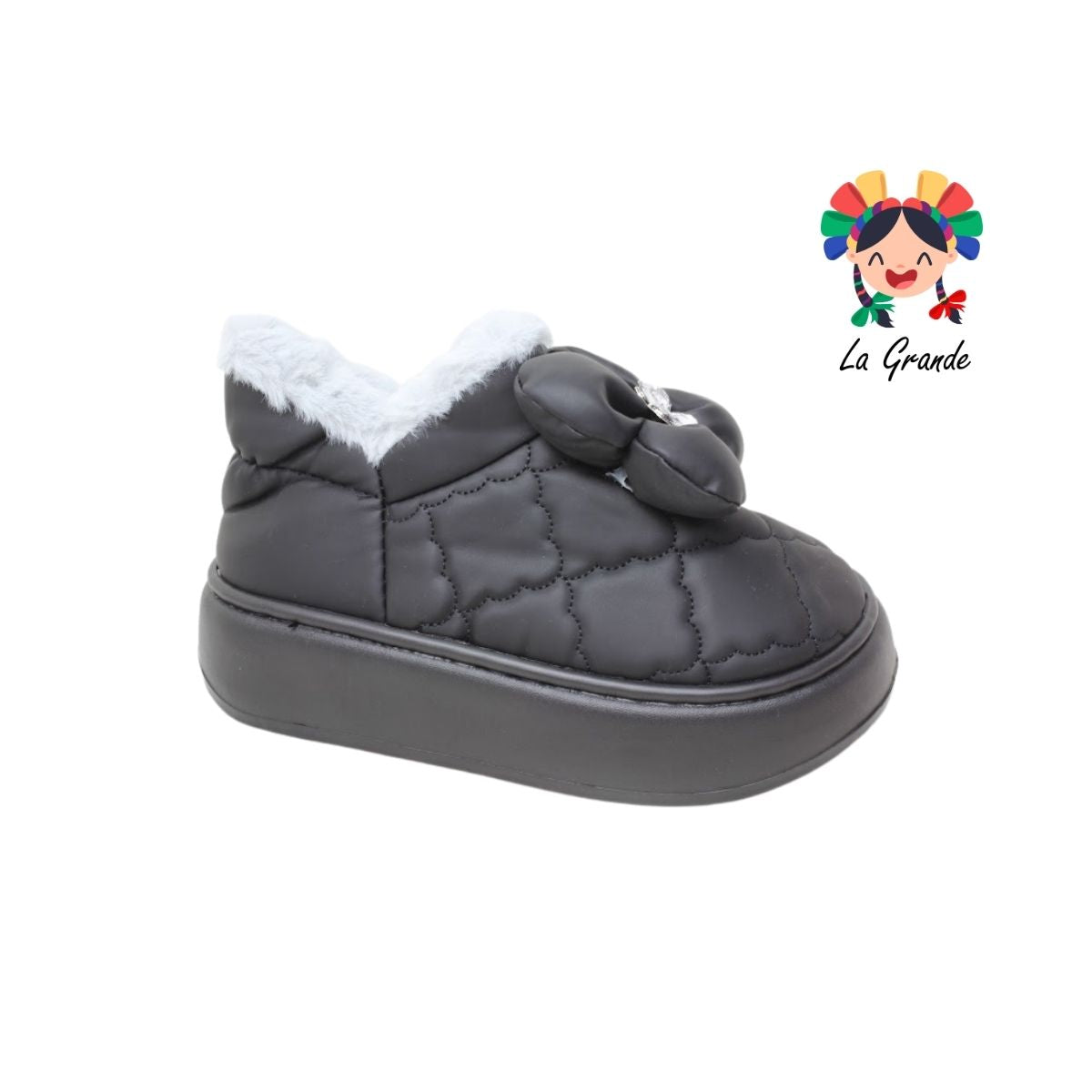 A-5173 ZXXG Multicolor Flor con Brillos Pantufla Afelpada para Dama
