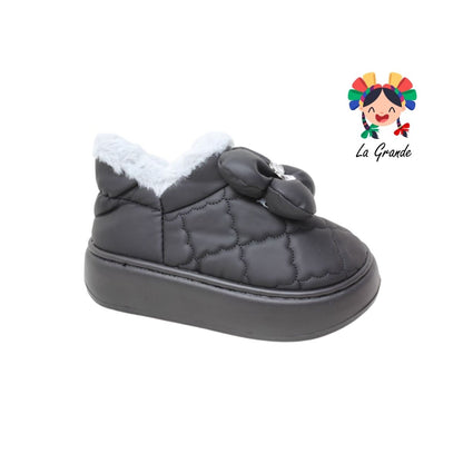 A-5173 ZXXG Multicolor Flor con Brillos Pantufla Afelpada para Dama