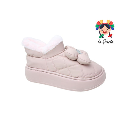 A-5173 ZXXG Multicolor Flor con Brillos Pantufla Afelpada para Dama
