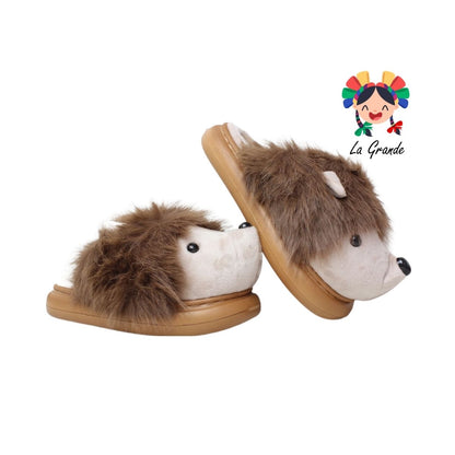 A-5175 ZXXG Multicolor Puerco Espin Pantufla Afelpada para Dama y Joven