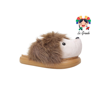 A-5175 ZXXG Multicolor Puerco Espin Pantufla Afelpada para Dama y Joven