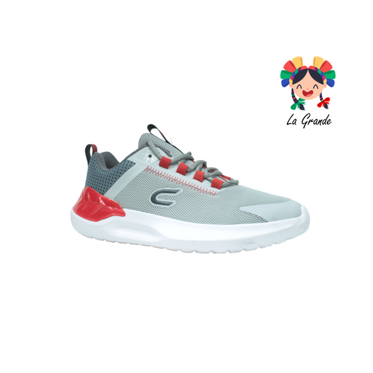 A1307 COURT Gris Rojo Tenis Deportivo para Caballero